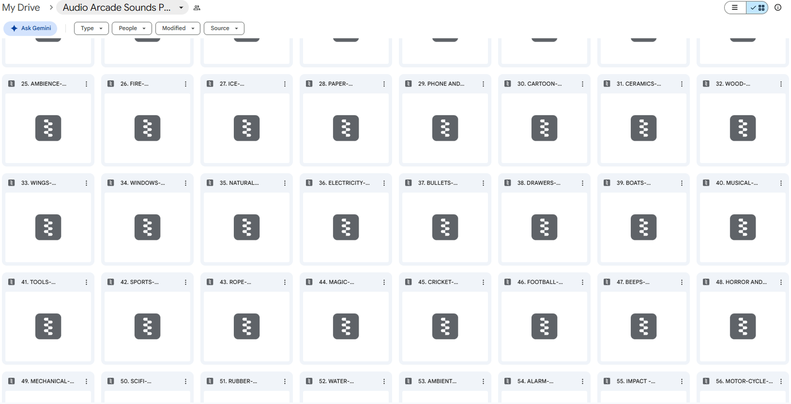 Proof of Folder Contents 1
